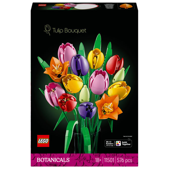Lego Bouquet di Tulipani Botanicals Set costruzioni 576 Pezzi