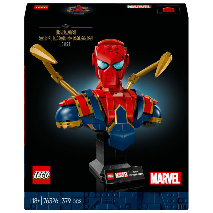 LEGO Busto Iron Spider-Man Marvel Set Costruzioni
