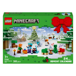 Calendario Avvento 2025 Minecraft, Set Costruzioni 300 Pezzi