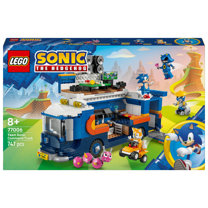 Lego Camion di Comando Team Sonic, Set costruzioni 747 Pezzi