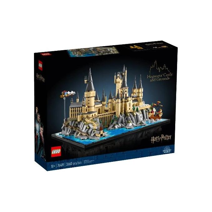 LEGO Harry Potter 76419 Castello e Parco di Hogwarts, Grande Set con Torre dell'Astronomia, Sala Grande e Camera dei Segreti
