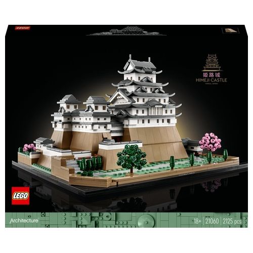 LEGO Architecture 21060 Castello di Himeji, Kit Modellismo Adulti, Collezione Monumenti, Albero Ciliegio in Fiore da Costruire