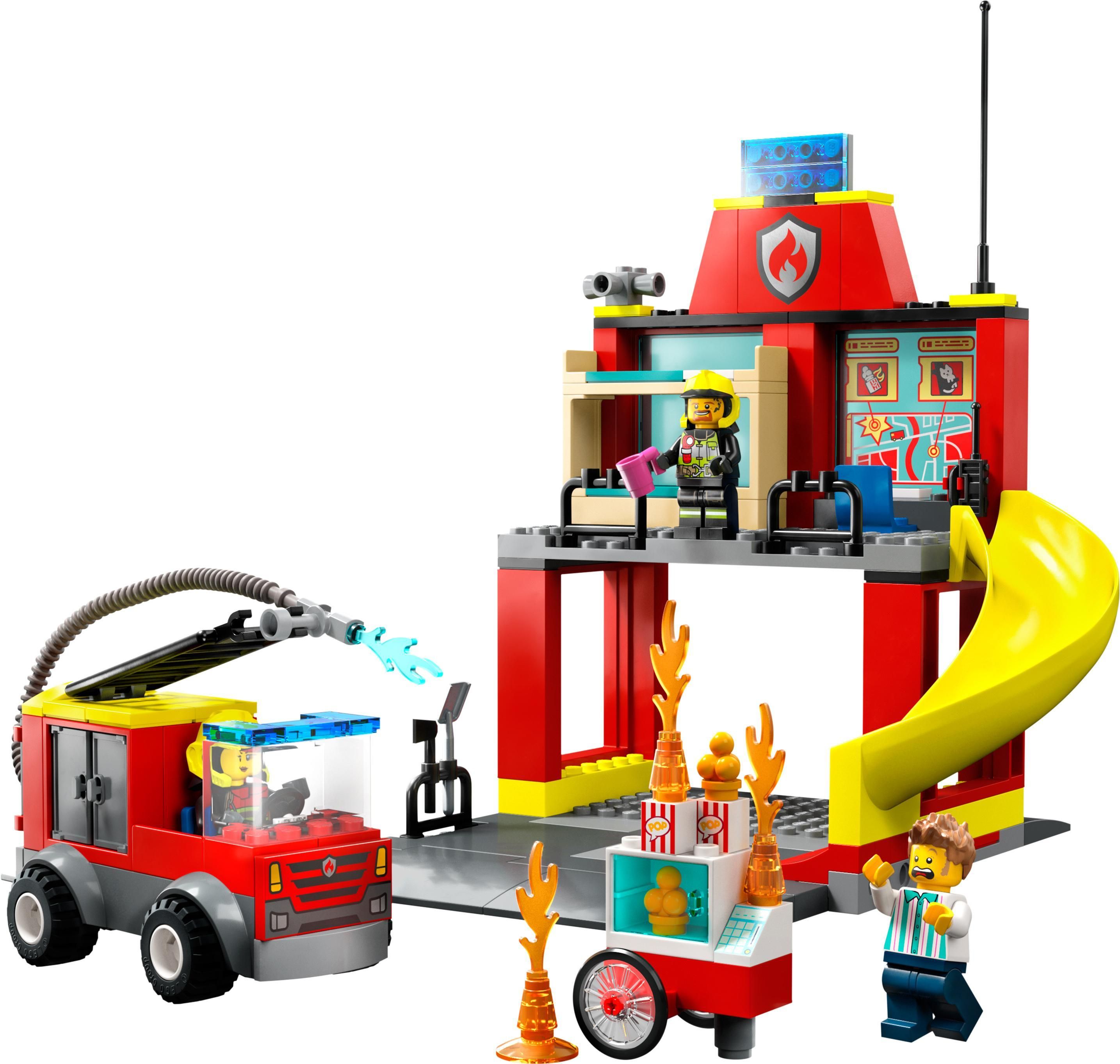 LEGO® City 60414 Caserma dei pompieri e autopompa