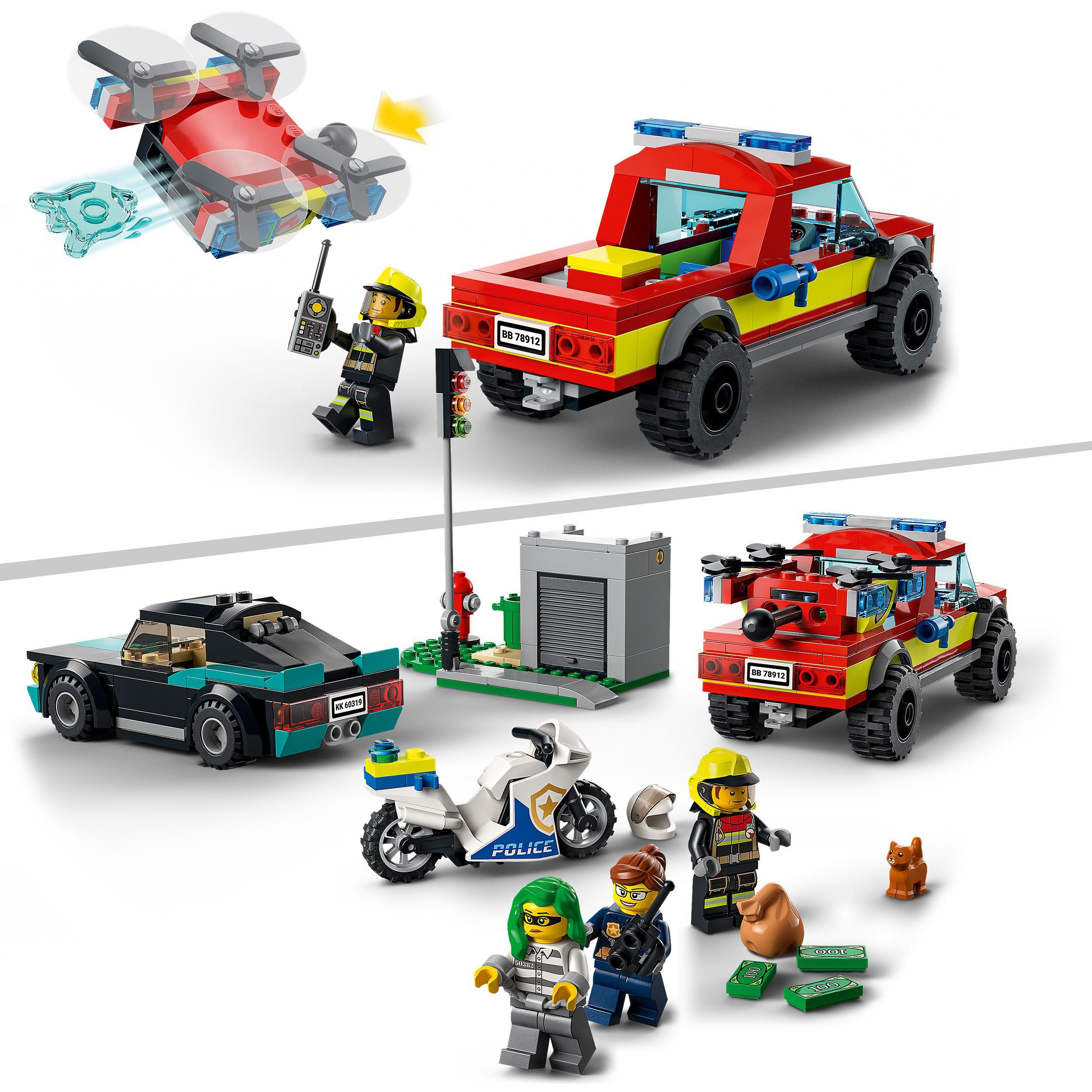 LEGO City Fire Soccorso Antincendio e Inseguimento eella