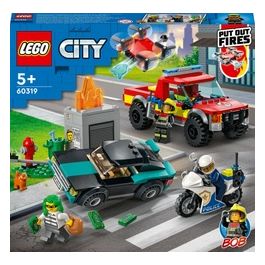 LEGO City Fire Soccorso Antincendio e Inseguimento eella Polizia