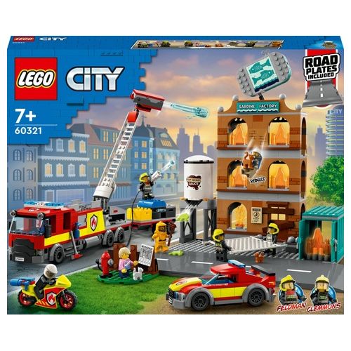 LEGO City Fire Vigili del Fuoco Edificio don Fiamme