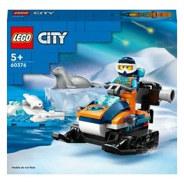 LEGO City 60376 Gatto delle Nevi Artico, Gioco per Bambini 5+ Anni, Costruzioni con Veicolo, Foche e Minifigure, Idea Regalo