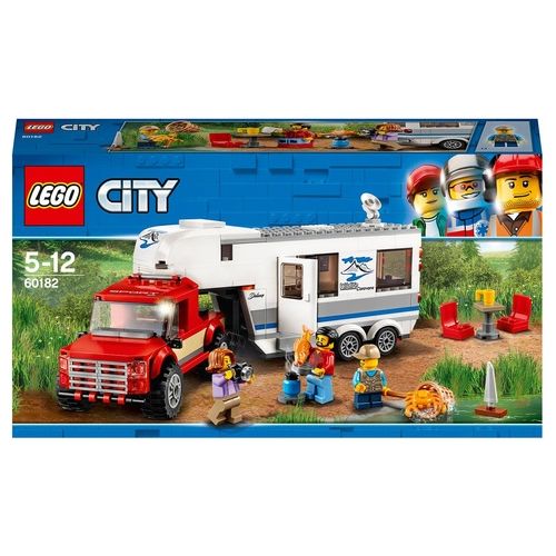 LEGO City Great Vehicles Pickup E Caravan 60182