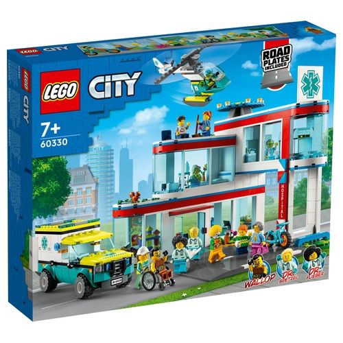 LEGO City Ospedale Set con ambulanza Giocattolo ed Elicottero di Soccorso
