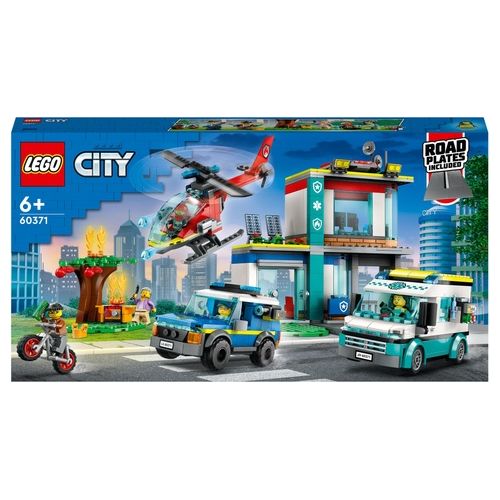 LEGO City Quartier Generale Veicoli d’Emergenza