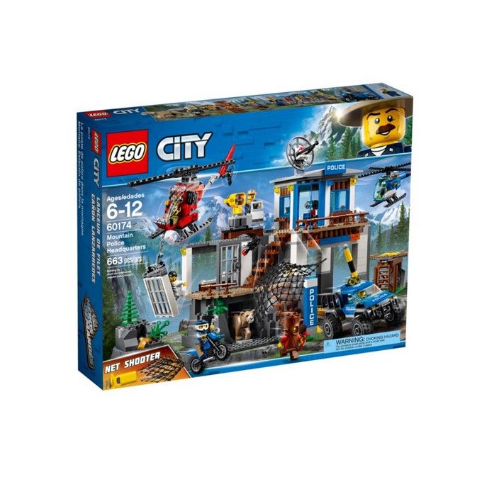 il gigante lego city police-quartier generale della polizia di montagna il gigante lego city police-quartier generale della polizia di montagna