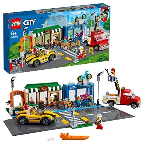 LEGO City Via dello shopping con negozi