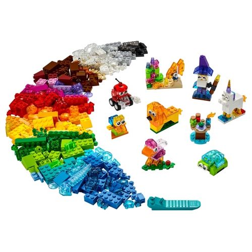 LEGO Classic Mattoncini Trasparenti Creativi
