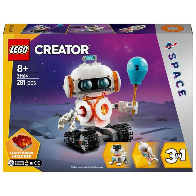 LEGO Creator 3 in 1 Robot Spaziale Giocattolo