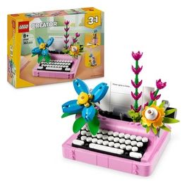 Creator 3 in 1 Macchina da Scrivere con Fiori Giocattolo