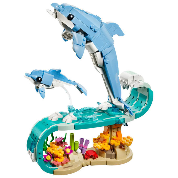 LEGO Creator 3in1 Animali Marini Meravigliosi Delfini Set di Costruzione 31385