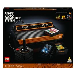 LEGO Icons 10306 Atari 2600, Set Costruzioni Retro Gaming Console per Adulti con Cartucce Videogiochi Anni '80, Idee Regalo