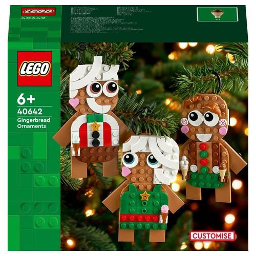 LEGO Creator 40642 Ornamenti di Pan di Zenzero, Giochi da Costruire per Bambini 6+, Regalo di Pasqua, Decorazione per Casa