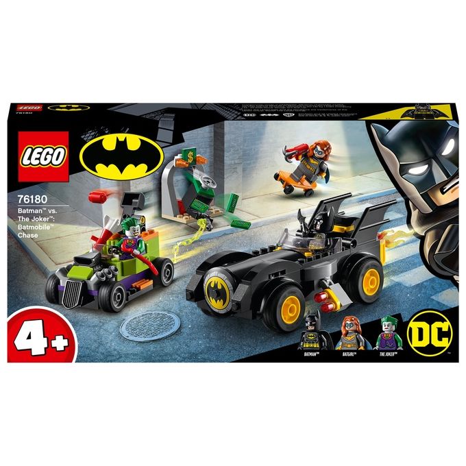 LEGO Dc Comics Super Heroes Batman Vs. Joker Inseguimento con la Batmobile