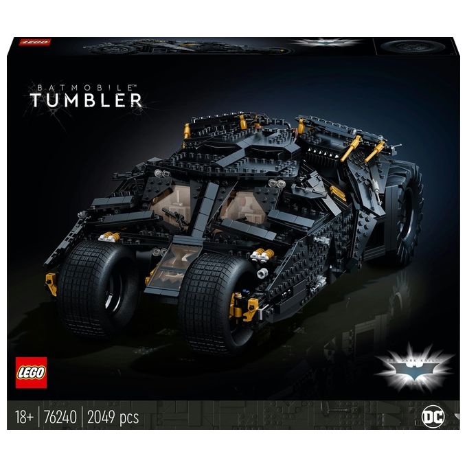 LEGO DC 76240 Batman Batmobile Tumbler, Modellismo Auto Da Costruire Per Adulti, Idea Regalo