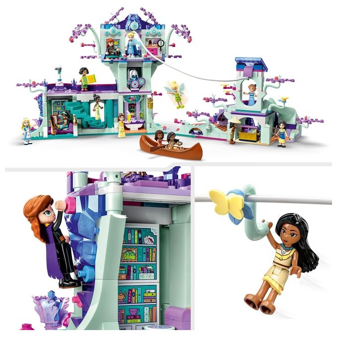 LEGO Disney La Casa sull'Albero Incantata con 13 Mini