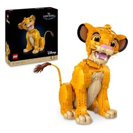 Disney Giovane Simba Re Leone Modellino da Costruire per Adulti con Figura di Animale Mobile Hobby Creativo da Collezione Idea Regalo per Lui Lei Marito Moglie e per i Fan del Film 43247