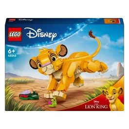 LEGO Disney Simba il Cucciolo del Re Leone Giochi di Fantasia per Bambini e Bambine da 6 Anni Personaggio Giocattolo Costruibile con Parti Snodabili dal Film d'Animazione Idea Regalo 43243