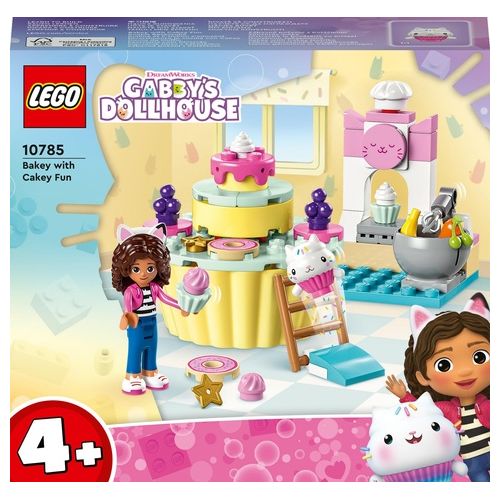LEGO La Casa delle Bambole di Gabby 10785 Divertimento in Cucina con Dolcetto, Giocattolo con Cupcake, Giochi Bambini 4+ Anni
