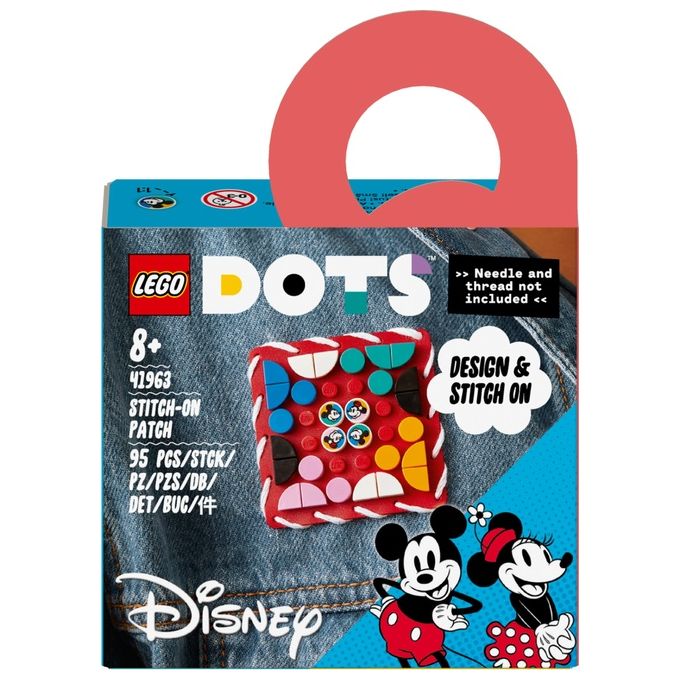 LEGO Dots Patch Stitch-On Topolino e Minnie