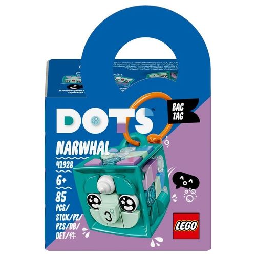 LEGO Dots Portachiavi Bag Tag Narvalo