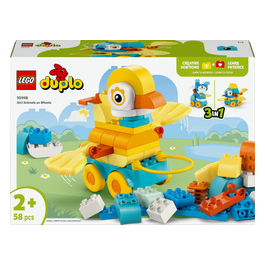 Duplo, Animali su Ruote 3 in 1, Set Costruzioni