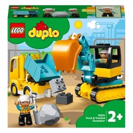 LEGO Duplo Camion e Scavatrice Cingolata