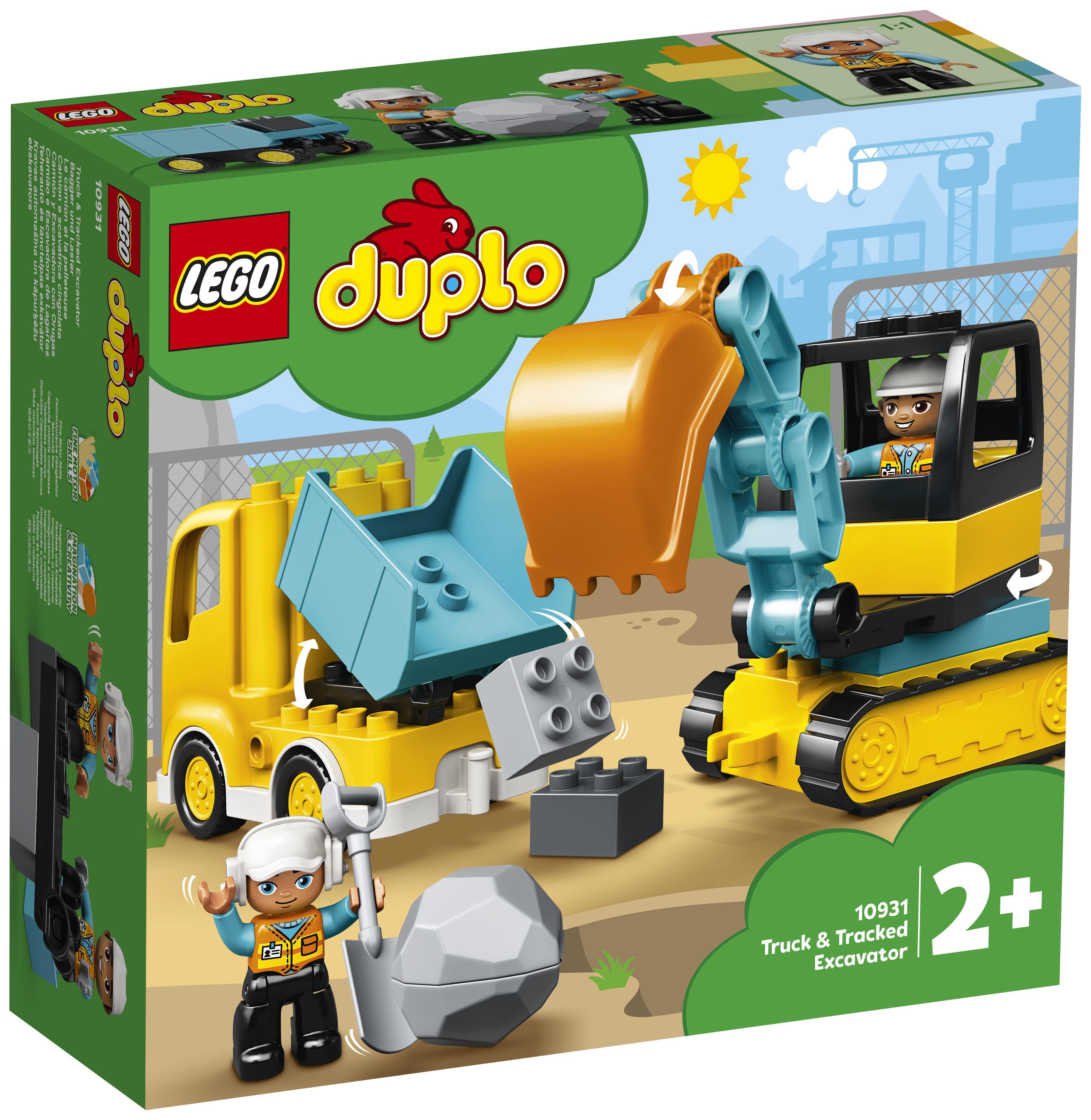 LEGO Duplo Camion e Scavatrice Cingolata