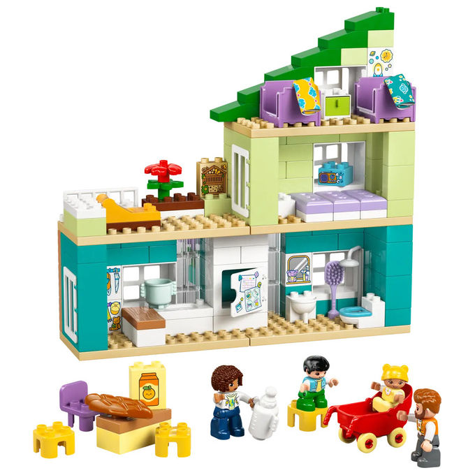 Lego Duplo Casa Familiare Moderna 3 in 1 con Personaggi Set costruzioni 10470