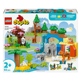 Duplo Famiglie di Animali 3 in 1, Set costruzioni per bambini 2+ anni
