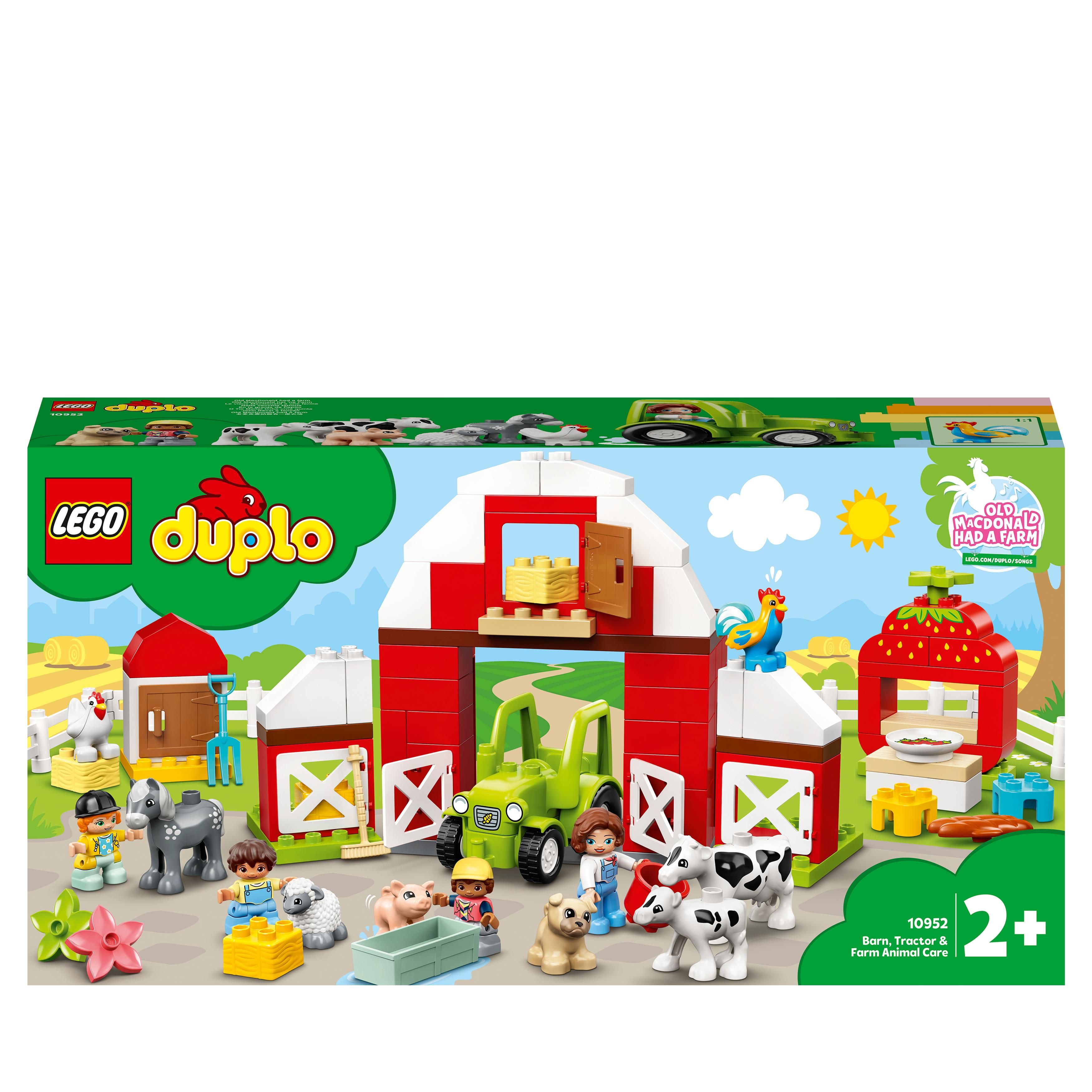 Lego DUPLO® 10952 Fattoria con Fienile, Trattore e Animaletti