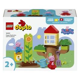 DUPLO Il Giardino e la Casa sull'Albero di Peppa Pig Giochi Educativi per Bambine e Bambini da 2 Anni Playset Creativo con Personaggi e Accessori Giocattolo Idea Regalo di Compleanno 10431