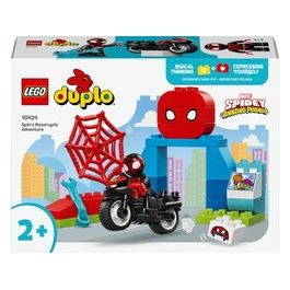 DUPLO Marvel L'Avventura in Moto di Spin Gioco Educativo per Bambini e Bambine da 2 Anni con Moto Gicattolo Playset Basato sulla Serie TV Spidey e i Suoi Fantastici Amici 10424