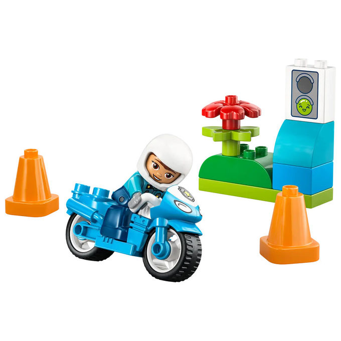 Lego Duplo Motocicletta Blu della Polizia 10471