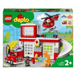 LEGO Duplo Town Caserma dei Pompieri ed Elicottero