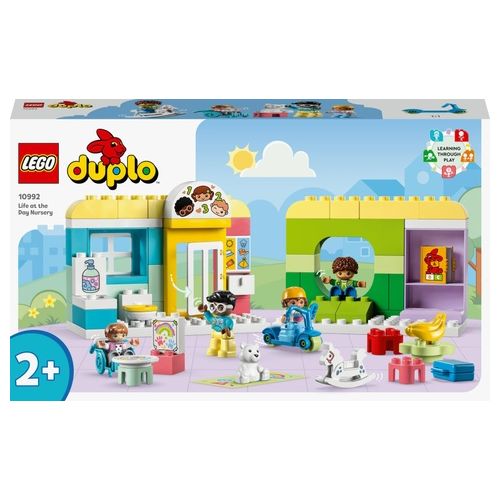 LEGO DUPLO 10992 Divertimento all'Asilo Nido, Gioco Educativo per Bambini dai 2 Anni con Mattoncini, Costruzioni e 4 Figure