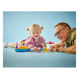 DUPLO Viaggio in Barca di Peppa Pig Giochi Educativi per Bambine e Bambini da 2 Anni Giocattolo per l'Apprendimento Prescolare da Costruire con 2 Personaggi Idea Regalo 10432