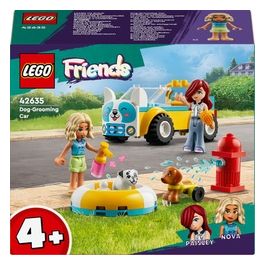 LEGO Friends Auto per la Toelettatura dei Cani Macchina Giocattolo da Costruire con 2 Personaggi 2 Cuccioli e Accessori per la Cura degli Animali Giochi per Bambine e Bambini da 4 Anni 42635