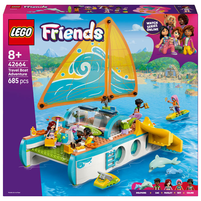 Lego Friends Avventura sul Catamarano Set costruzioni 42664