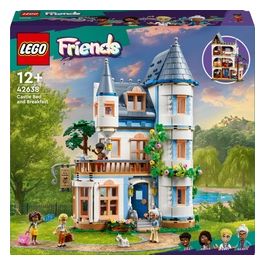 Friends Bed And Breakfast al Castello Giochi per lo Sviluppo Sociale per Bambine e Bambini da 12 Anni Hotel Giocattolo da Costruire Albergo a 3 Paini con 4 Personaggi Cane e Accessori 42638
