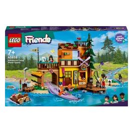 Friends 42626 Campo Avventura Sport Acquatici Giochi di Ruolo Educativi per Bambine e Bambini da 7 Anni con Molo e Campeggio Giocattolo da Costruire Accessori e 3 Personaggi Idea Regalo