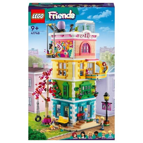 LEGO Friends 41748 Centro Comunitario di Heartlake City, Modular Building con Studio d'Arte e di Registrazione, Sala Giochi