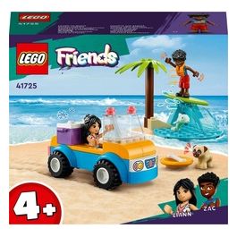 LEGO Friends 41725 Divertimento sul Beach Buggy con Macchina Giocattolo, Surf, Mini Bamboline, Delfino e Cane, Giochi Estivi