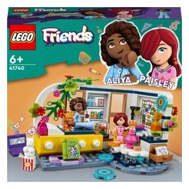 LEGO Friends 41740 La Cameretta di Aliya, Set Camera da Letto per Pigiama Party, Giochi per Bambini 6+, Piccola Idea Regalo