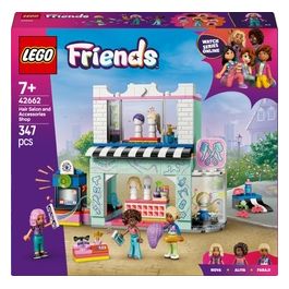 Friends Parrucchiere e Negozio di Accessori Salone Giocattolo con 3 Personaggi Giochi Creativi per lo Sviluppo delle Abilità Sociali per Bambine da 7 Anni Idea Regalo di Compleanno 42662